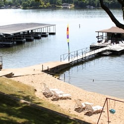 Breezy Point Resort - View from balcony of unit #3.