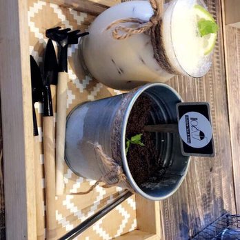 1102 Bubble Tea & Bites - Got a caramel oolong milk tea and a vanilla ice cream with Oreo crumbs on top. Super yummy! - Desserts Near Me - Arlington, Texas