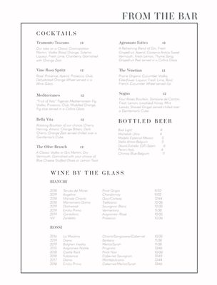 Menu photo 2 Alta Marea St  Augustine, FL