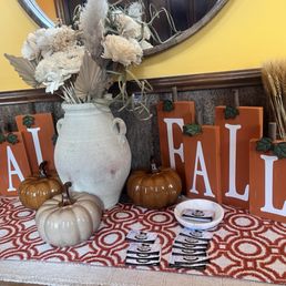 Decor at entrance
