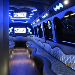 Lily's Limo Service - Inside of party bus