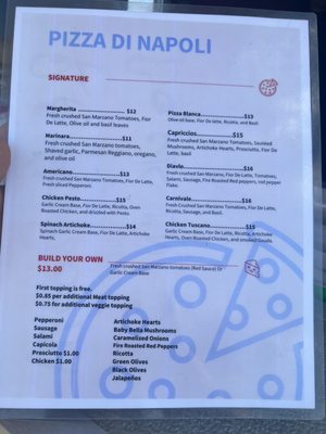 Menu photo 7 Odi's Pizzeria Corpus Christi, TX