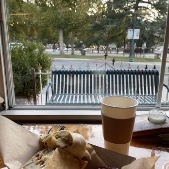Big Blue Bear - Watching the world go by over an incredible breakfast! - Coffee & Tea Near Me - Kernville, California