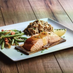 Landry's Seafood House - Cedar Planked Salmon