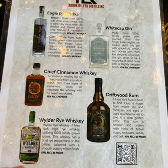 Krookid Leyk Distilling - a hand holding a bottle - Distilleries Near Me - Hammondsport, New York