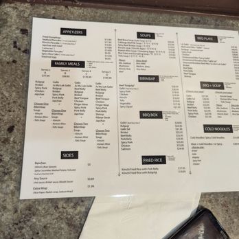 Chris Korean BBQ - Menu - Korean Near Me - Pasadena, California
