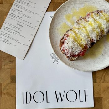 IDOL WOLF - The Pan con Tomate appetizer - Tapas/Small Plates Near Me - Saint Louis, Missouri IDOL WOLF - The Pan con Tomate appetizer - Tapas/Small Plates Near Me - Saint Louis, Missouri