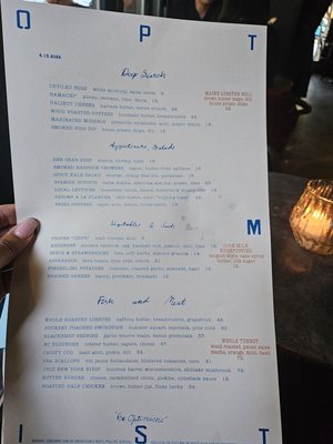 Menu photo 3 The Optimist Atlanta, GA Menu photo 3 The Optimist Atlanta, GA