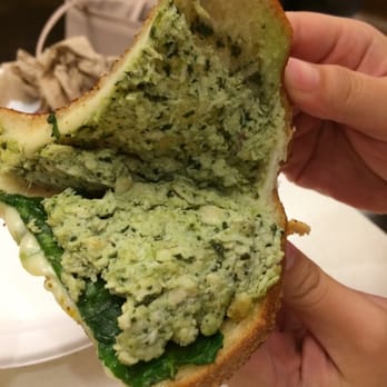 La Tour Cafe - The "chicken" that didn't really taste like chicken in the Chicken Pesto Panini - Cafes Near Me - Honolulu, Hawaii