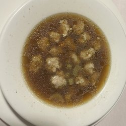 The Danish Place - Traditional Danish soup - chicken and dumpling with pork