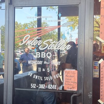 Interstellar BBQ - Front door - Barbeque Near Me - Austin, Texas