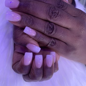 Lush Nail Spa - SNS ombré w/tips *The salon has blue recessed lights; disregard the purple lines they aren't really there* - Nail Salons Near Me - Warner Robins, Georgia Lush Nail Spa - SNS ombré w/tips *The salon has blue recessed lights; disregard the purple lines they aren't really there* - Nail Salons Near Me - Warner Robins, Georgia