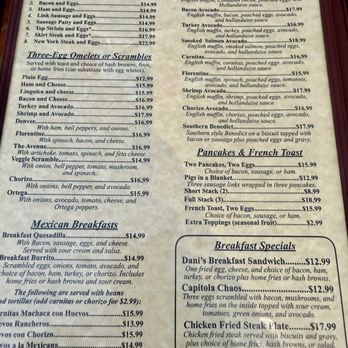 Avenue Cafe - Menu - Cafes Near Me - Capitola, California Avenue Cafe - Menu - Cafes Near Me - Capitola, California