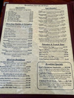 Menu photo 2 Avenue Cafe Capitola, CA