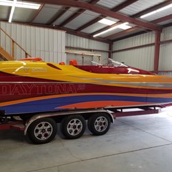 Complete boat paint and fiberglass repair