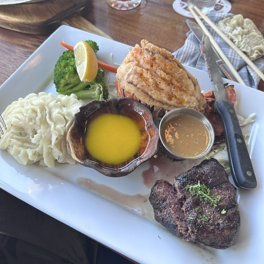 The Saddle Room - Filet Mignon and lobster. A cocktail....... yummy. - Dive Bars Near Me - Waimea, Hawaii The Saddle Room - Filet Mignon and lobster. A cocktail....... yummy. - Dive Bars Near Me - Waimea, Hawaii