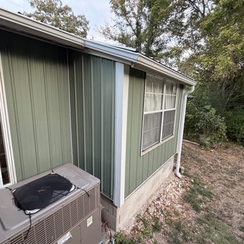 Hog Trough Seamless Gutters - Gutter over the bay window - Gutter Services Near Me Hog Trough Seamless Gutters - Gutter over the bay window - Gutter Services Near Me