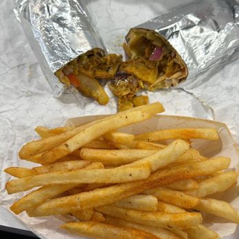 Shawarma Guys - Chicken Shawarma Pita and Fries - Middle Eastern Near Me - La Mesa, California