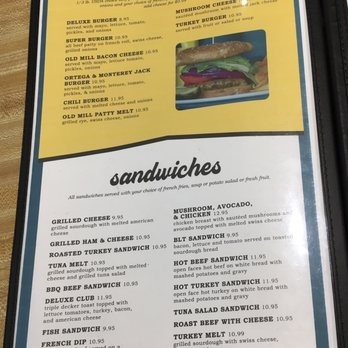 Old Mill Cafe - Menu - page 4 - Breakfast & Brunch Near Me - Modesto, California