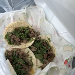 Margarita's - Carne asada tacos with only cilantro