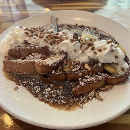 Banana foster French toast