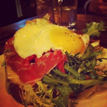 AOC - Brioche with prosciutto, gruyere and egg - Cocktail Bars Near Me - Los Angeles, California