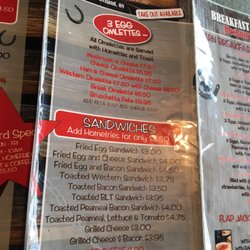 Breakfast Barn - Menu