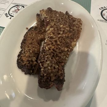 Crazy Pig Southern Kitchen - Praline bacon(ate one before the pic) - American Near Me - Mandeville, Louisiana