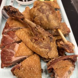 Fried duck Fried duck