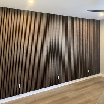 Bro Design & Remodeling - Decorative wood slat wall and flooring install - General Contractors Near Me - San Diego, California Bro Design & Remodeling - Decorative wood slat wall and flooring install - General Contractors Near Me - San Diego, California