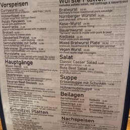Authentic food menu Authentic food menu
