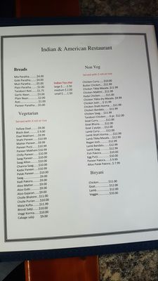 Menu photo 7 Indian & American Restaurant Indianapolis, IN Menu photo 7 Indian & American Restaurant Indianapolis, IN