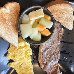The Meadows Bar And Grill - New York Steak and Eggs