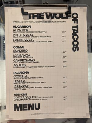 Menu photo 7 The Wolf Of Tacos Miami, FL Menu photo 7 The Wolf Of Tacos Miami, FL