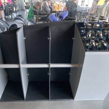 Topgolf - Spaces for your own club bags if bringing your own - Golf Near Me - San Jose, California