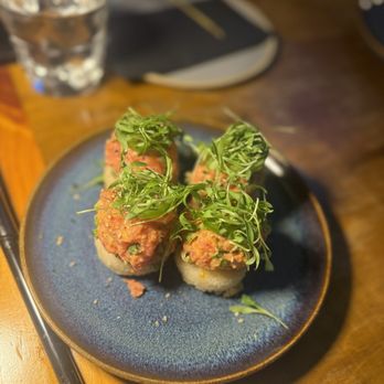 Oak & Coal - Spicy Tuna & Crispy Rice - Japanese Near Me - Costa Mesa, California