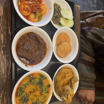 Sky Cafe - Friend had this one she said it was good I only tried the greens and it was good - Indonesian Near Me - Philadelphia, Pennsylvania