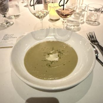 Perry's Steakhouse & Grille - Grapevine - Artichoke, Potato and Leek Soup with Truffle Oil - Seafood Near Me - Grapevine, Texas Perry's Steakhouse & Grille - Grapevine - Artichoke, Potato and Leek Soup with Truffle Oil - Seafood Near Me - Grapevine, Texas