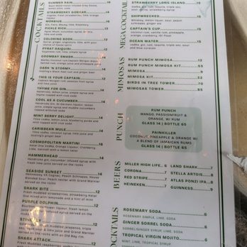 Bammy's Modern Caribbean - Drink menu - Caribbean Near Me - Washington, DC, District of Columbia