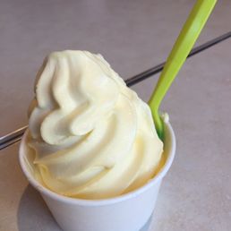 Dole Whip! They have it! Pineapple and lemon or get them swirled together. Insanely delicious.
