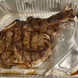Allendale Steakhouse - Ginormous  Bone-in-Ribeye...So good!