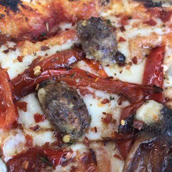 Versalia Pizza Kendall Yards - The special of the day, which included meatballs and roasted peppers. - Pizza Near Me - Spokane, Washington