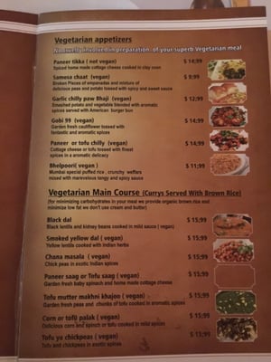 Menu photo 2 Bombay Grill Miami Beach, FL Menu photo 2 Bombay Grill Miami Beach, FL