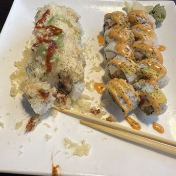 Tony's Sushi - Blue Mountain Roll and Grinch Roll! - Japanese Near Me - Ocala, Florida