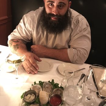 Lewnes' Steakhouse - Hubby & our oysters - Steakhouses Near Me - Annapolis, Maryland