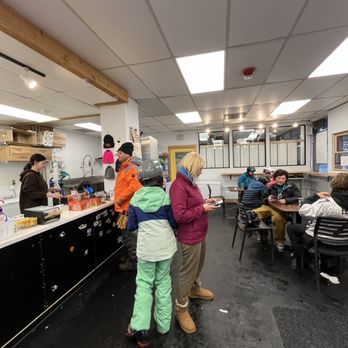 Waffle Cabin - Interior with plenty of seating - Waffles Near Me - Steamboat Springs, Colorado Waffle Cabin - Interior with plenty of seating - Waffles Near Me - Steamboat Springs, Colorado