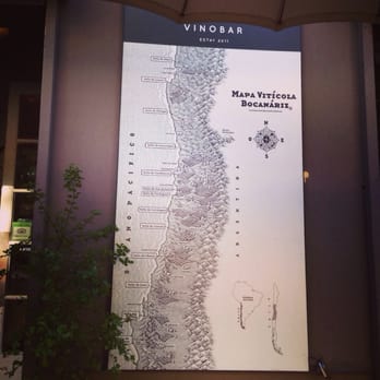 Bocanáriz - Map art in front - Wine Bars Near Me - Santiago, RM Bocanáriz - Map art in front - Wine Bars Near Me - Santiago, RM