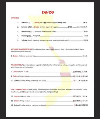 Menu photo 1 Taydo Vietnamese & Chinese Restaurant Parma, OH