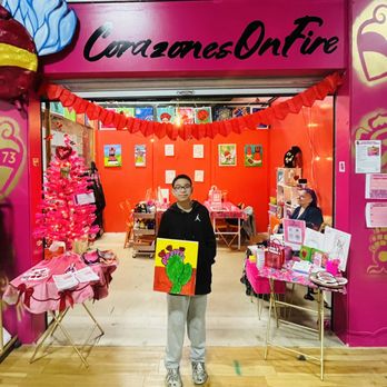 Corazones on Fire - Paint & Sip Near Me - San Antonio, Texas Corazones on Fire - Paint & Sip Near Me - San Antonio, Texas