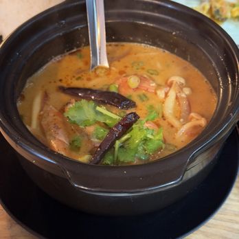 Khao Nom - Jumbo Prawn Tom Yum Creamy Soup - Desserts Near Me - Elmhurst, New York